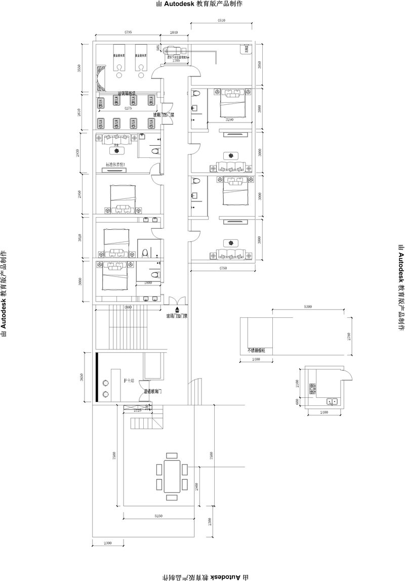 汉阳造月子中心户型改造图,户型改造设计,户型改造案例-齐家装修网