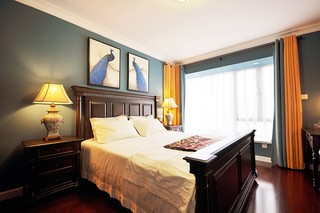 两居室美式风格卧室装修效果图