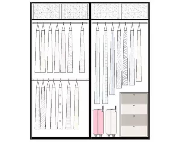 衣柜内部结构这样布局，适合96%的人！