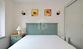 三居室混搭风格床头背景墙装修效果图