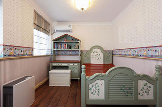 东南亚美式混搭三居室儿童房装修图
