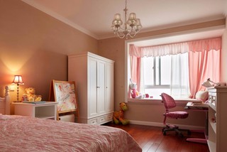 三居室现代美式风格儿童房装修效果图