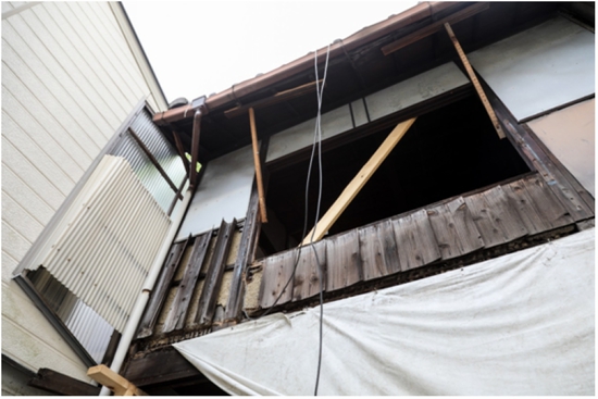 町屋解体中