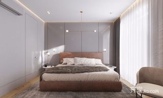 现代风格公寓卧室装修效果图