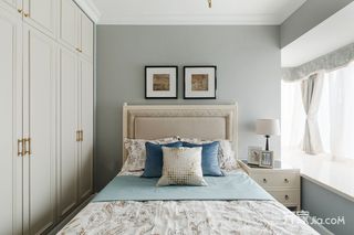 150平现代美式风格卧室装修搭配图