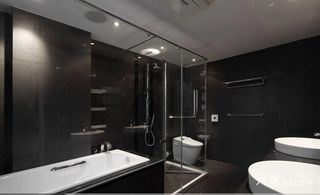现代轻奢三居室卫生间装修设计效果图