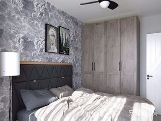 小户型北欧风格二居卧室装修效果图