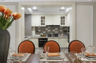 美式风格两居室厨房装修设计效果图