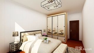 小户型新中式两居卧室装修效果图