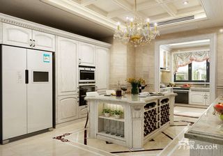 欧式风格复式别墅厨房装修效果图