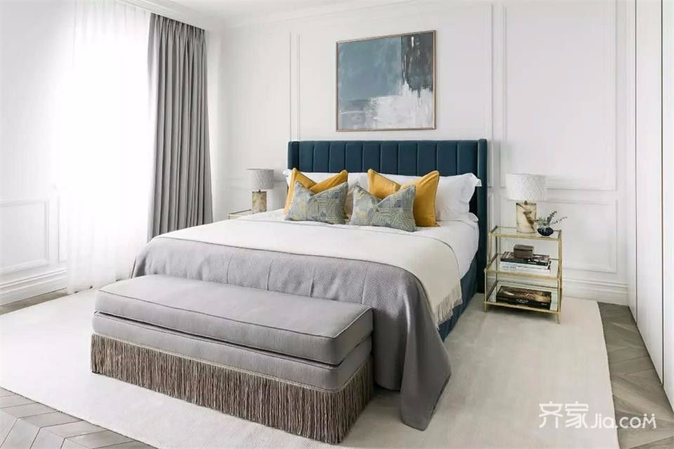 130平时尚现代风格卧室装修效果图