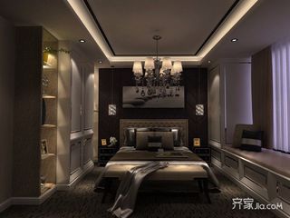 300平现代奢华风格卧室装修效果图