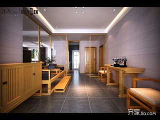 新中式风格大户型茶室装修效果图