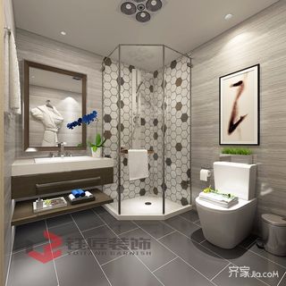 400平奢华风格别墅装修淋浴房设计图