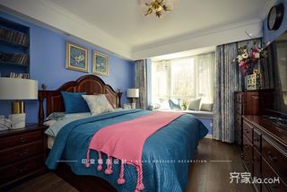 大户型美式风格四房卧室装修效果图