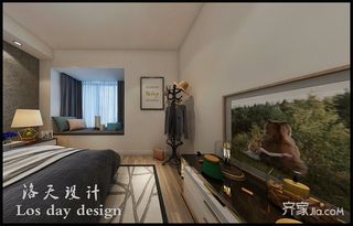 130平现代简约家卧室设计图