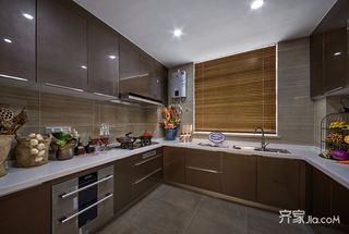 150㎡中式风格装修厨房装潢图