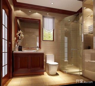 成功人士的欧式风格家卫生间装潢图
