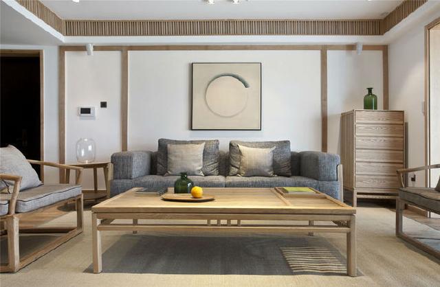 全屋原木家具，打造简单舒适的新中式风格住宅，亲戚朋友太羡慕了