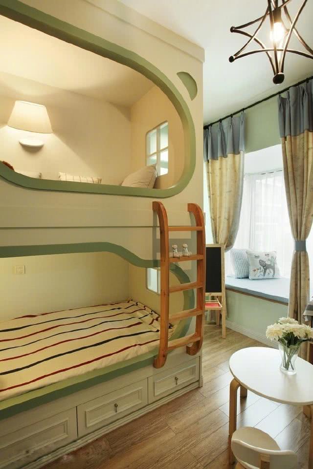 130平现代风三居室，儿童房设计可爱迷人