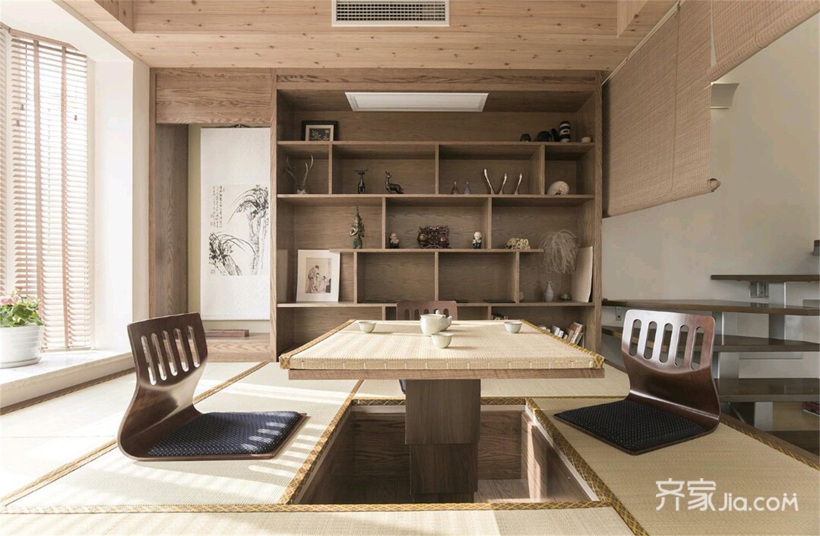 0万200平米日式复式装修效果图,阳光清晨装修案例效果图-齐家装修网