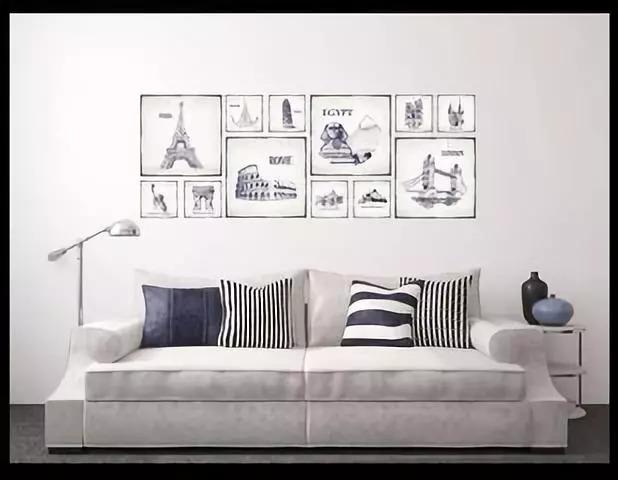 教你如何把家里的白墙装饰的更好看！