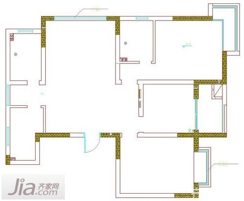 因爱而暖 113平简约宜家风省钱婚房 