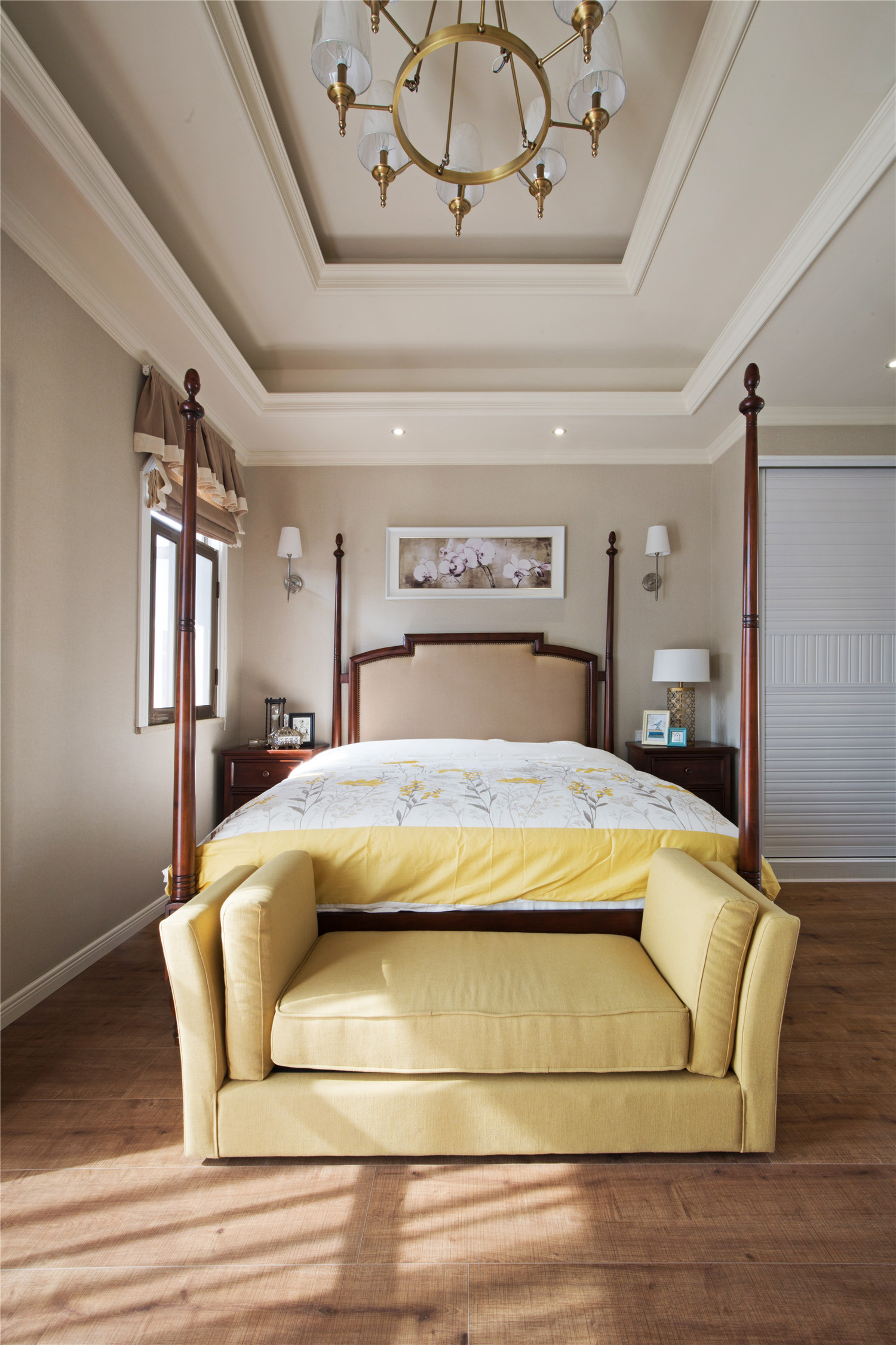 350平米美式别墅卧室装修效果图
