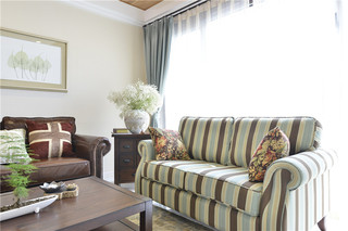 95㎡美式风格两居装修沙发设计图