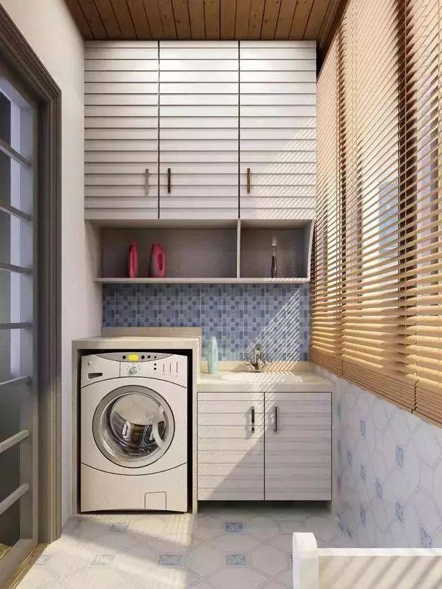 阳台新装的“洗衣柜”太实用了！