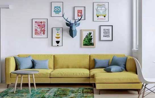 沙发颜色选得好，打造高颜值的客厅空间！这样搭配效果好一倍！