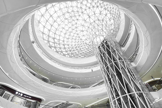 梦幻现代商场中庭吊顶设计效果图