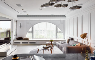 现代风格公寓客厅装修效果图