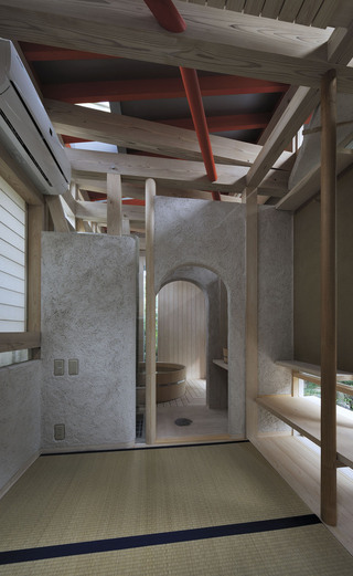日式洗浴房前厅装修效果图