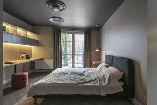 现代混搭风格公寓卧室装修效果图