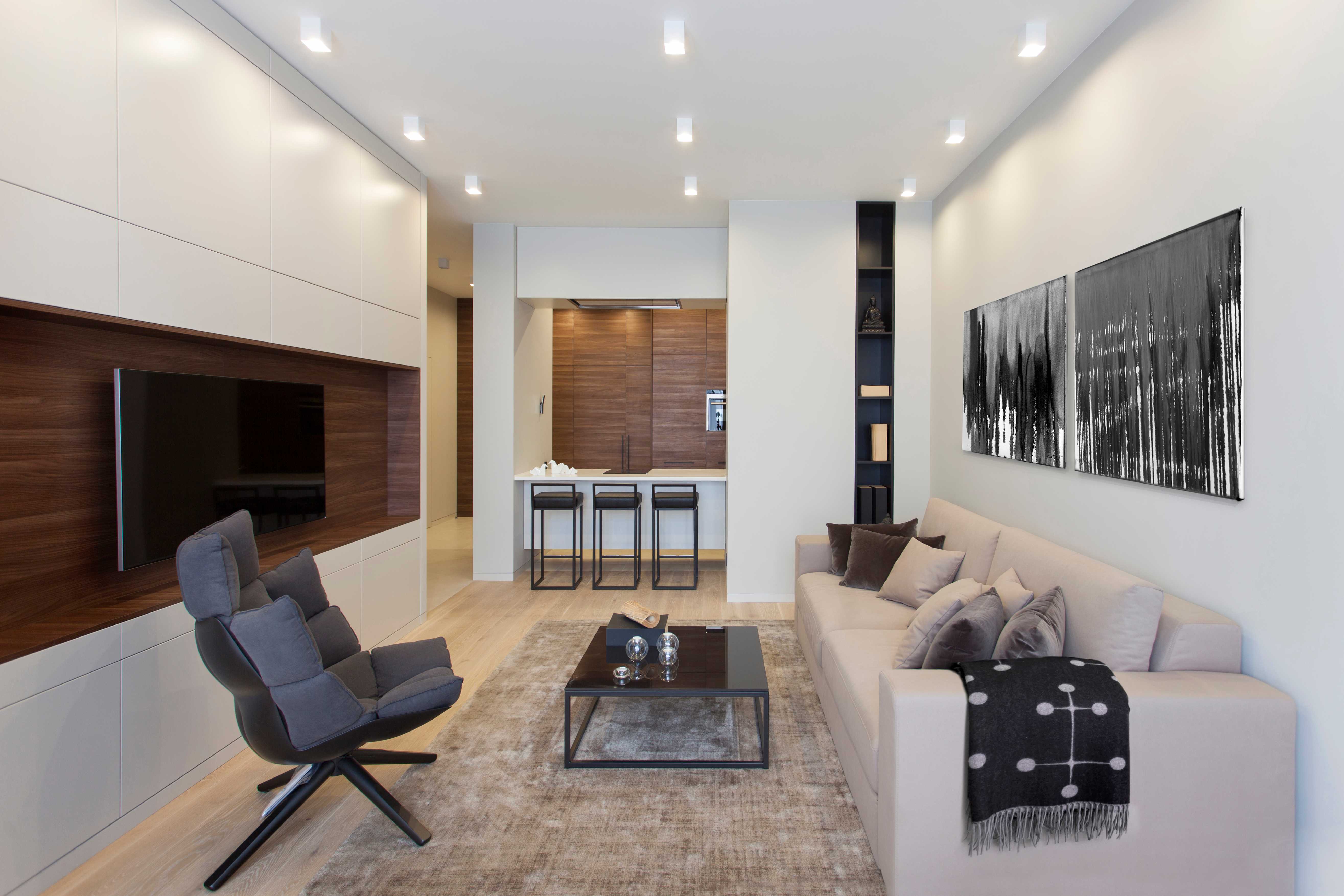 公寓装修,70平米装修,15-20万装修,现代简约风格,白色