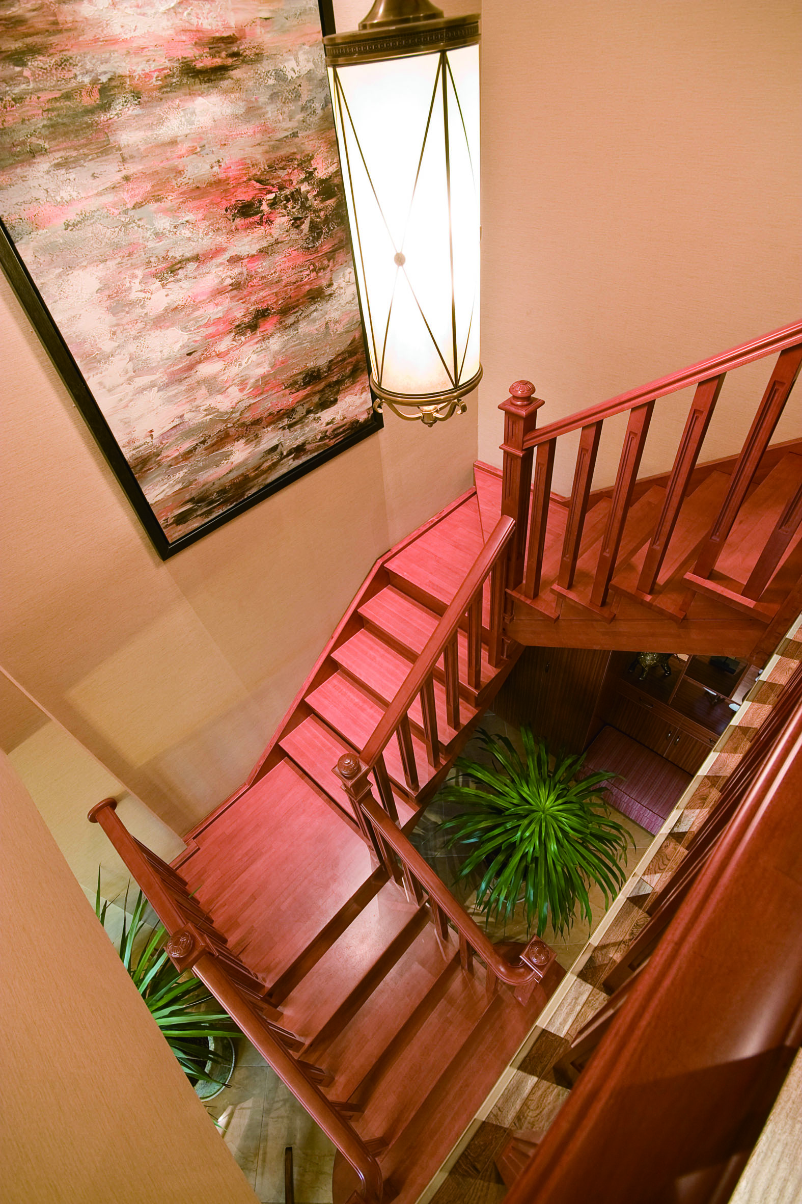 混搭风格二居室楼梯装修效果图