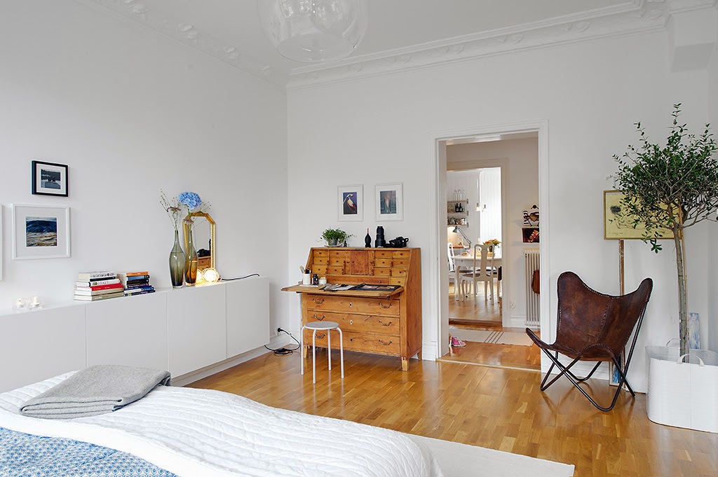 公寓装修,二居室装修,5-10万装修,北欧风格,90平米装修,白色