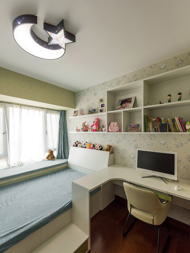 三居室现代风儿童房装修效果图