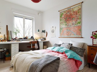 小户型北欧风格公寓卧室装修效果图