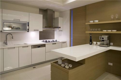 家庭吧台装修效果图 5款开放式厨房小吧台设计方案