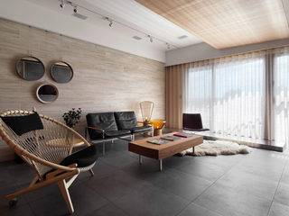 现代公寓沙发背景墙装修设计效果图