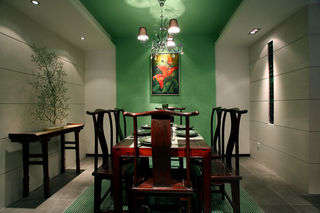 新中式古典风格餐厅装修效果图