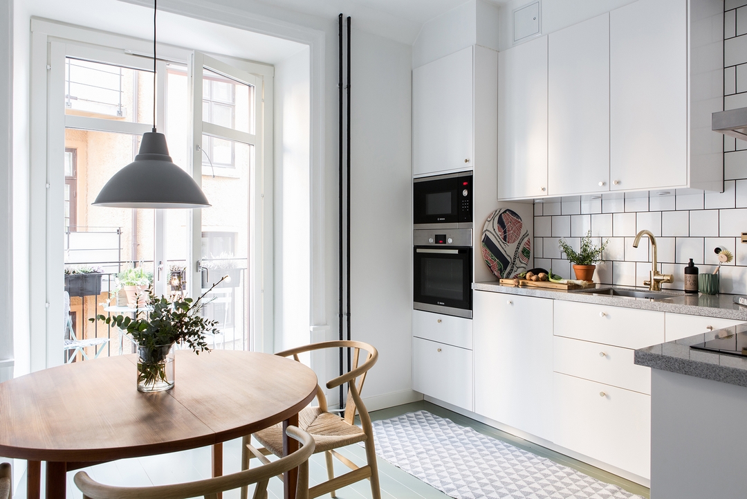 北欧风格公寓厨房装修设计图