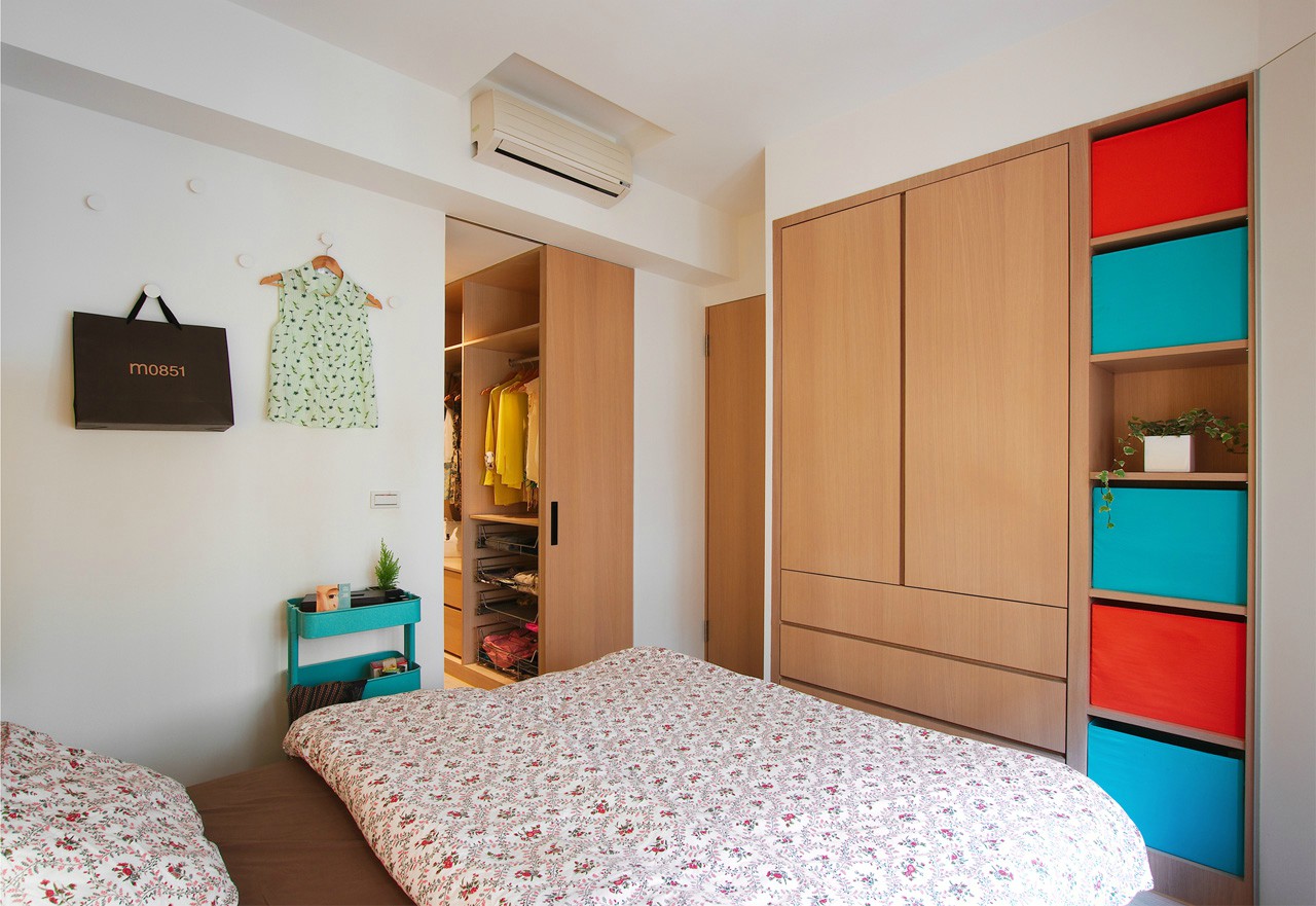 66平小户型公寓装修卧室衣柜设计图