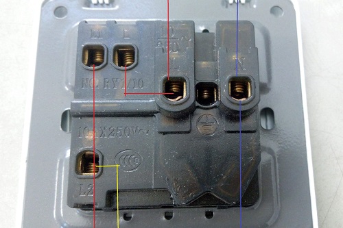 雙開單控開關怎麼接線