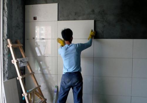 [上海荣欣装饰]贴墙面砖多少钱一平方 贴墙面砖的施工步骤