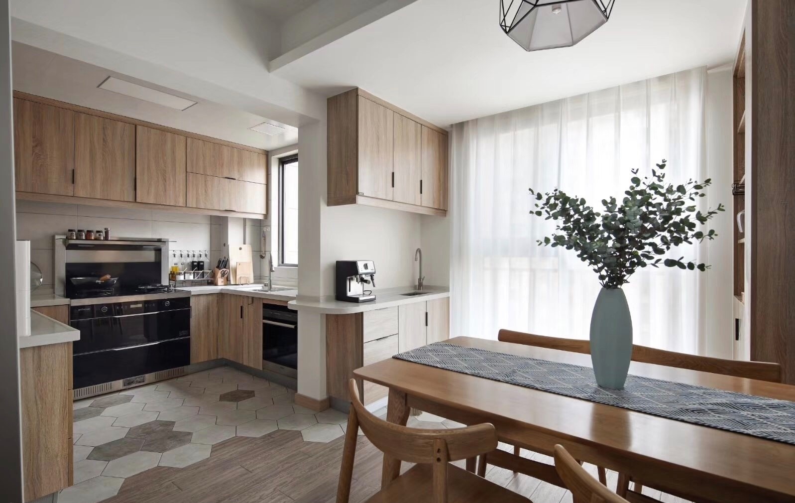 开放式厨房,让家变大n倍