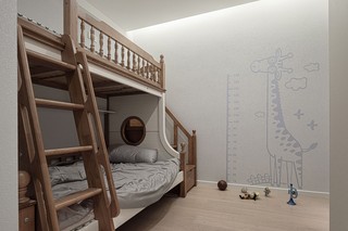 现代简约三居儿童房装修效果图