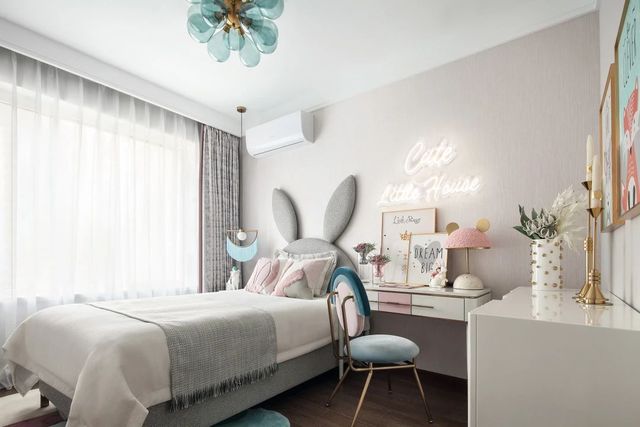 现代轻奢样板间儿童房装修效果图